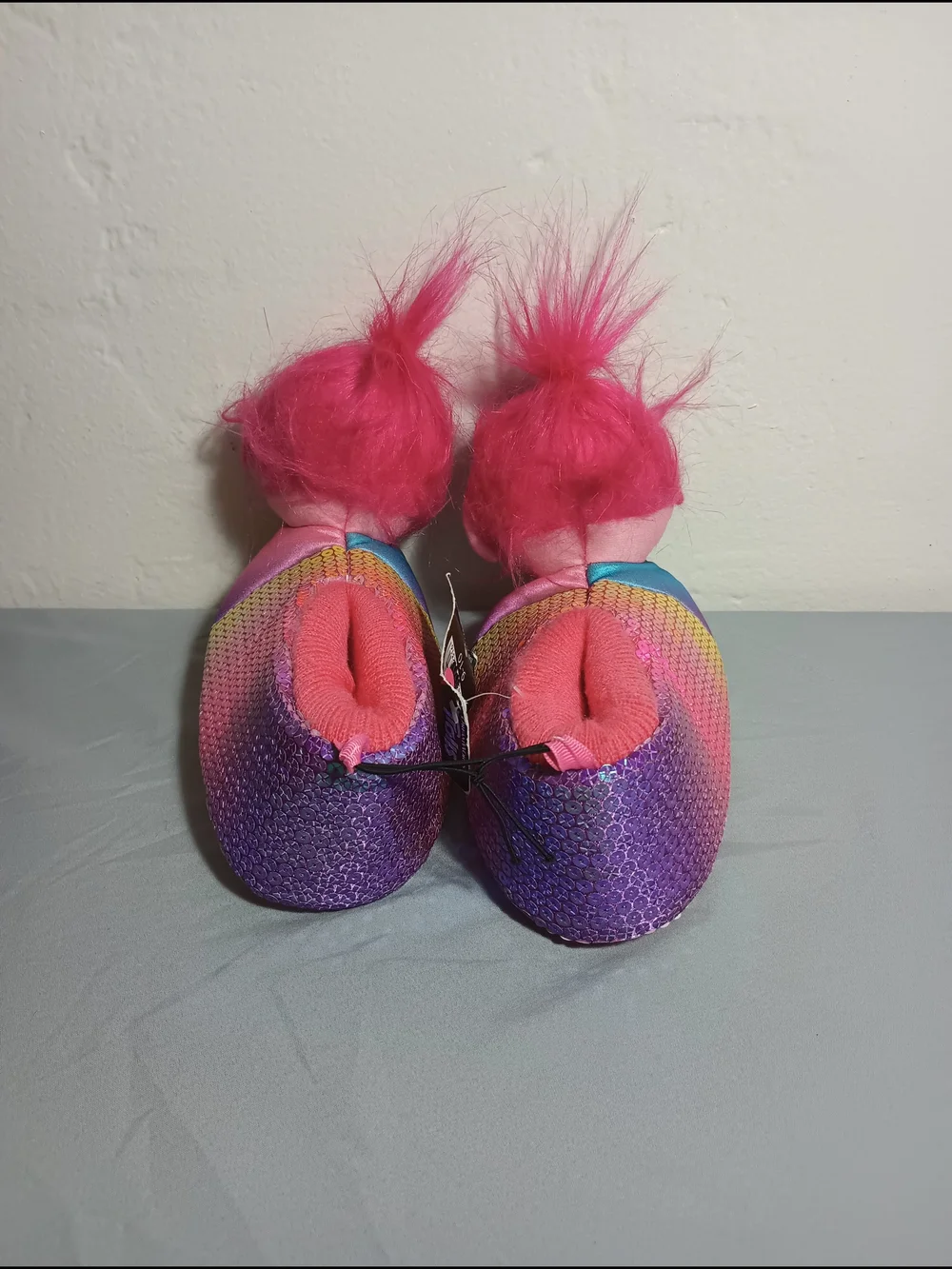 Dreamworks Trolls World Tour Girls' Poppy Slippers